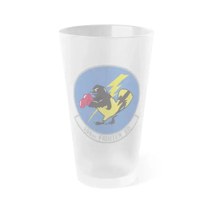 104th Fighter Squadron (U.S. Air Force) Frosted Pint Glass 16oz 16oz Frosted - Go Mug Yourself