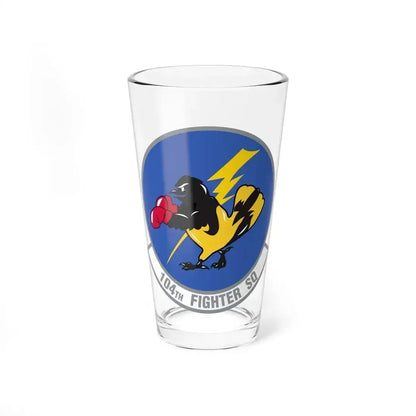104th Fighter Squadron (U.S. Air Force) Pint Glass 16oz 16oz - Go Mug Yourself