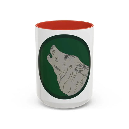 104th infantry (U.S. Army) Accent Coffee Mug 15oz Red - Go Mug Yourself