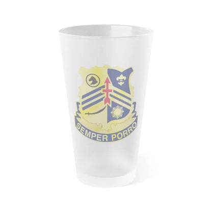 105 Cavalry Regiment (U.S. Army) Frosted Pint Glass 16oz-Go Mug Yourself