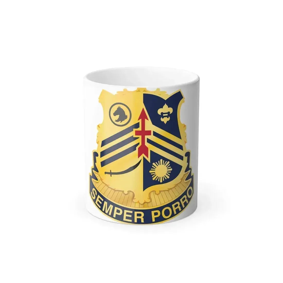 105 Cavalry Regiment (U.S. Army) Color Changing Coffee Mug 11oz - Go Mug Yourself
