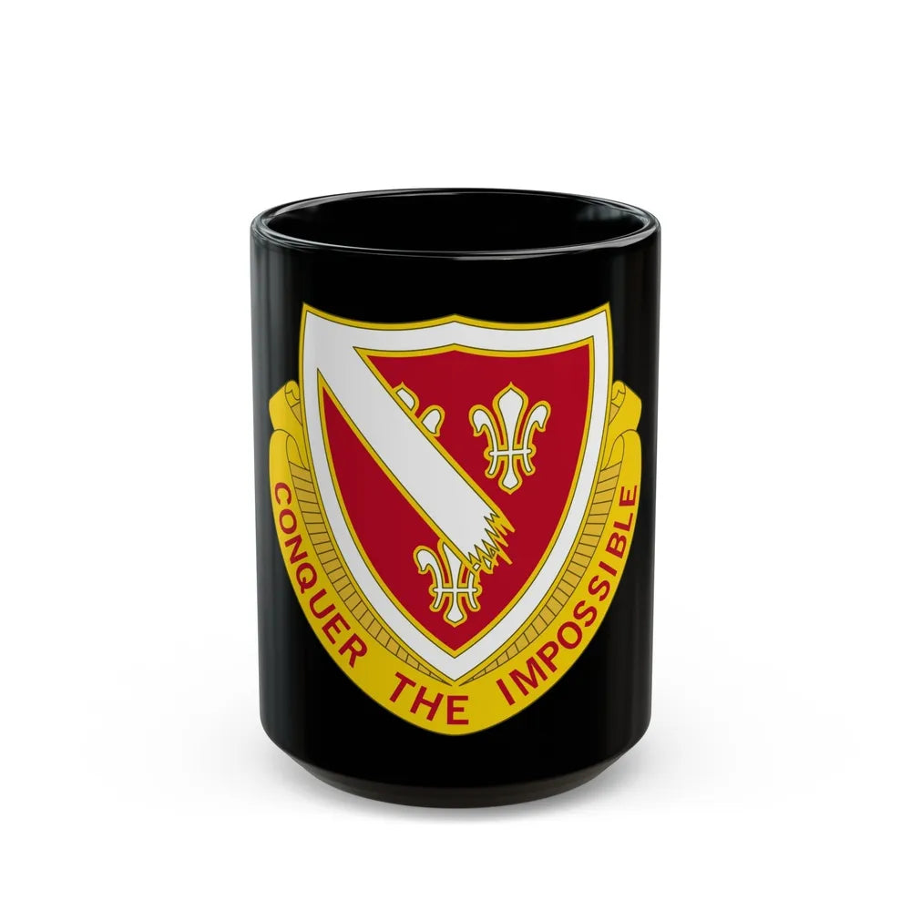 105 Engineer Battalion (U.S. Army) Black Coffee Mug-15oz-Go Mug Yourself