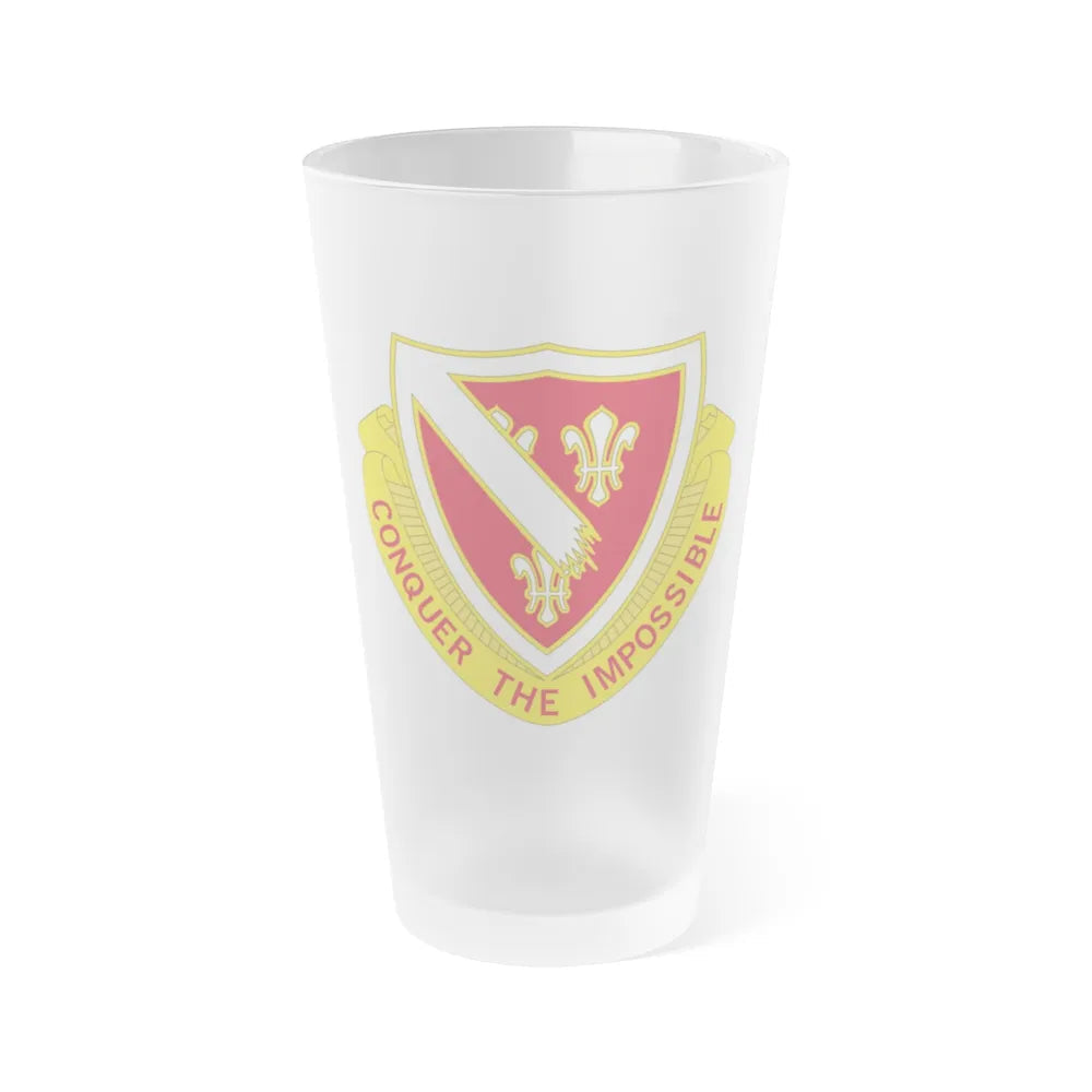 105 Engineer Battalion (U.S. Army) Frosted Pint Glass 16oz-Go Mug Yourself