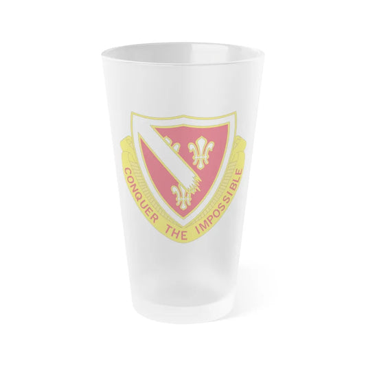 105 Engineer Battalion (U.S. Army) Frosted Pint Glass 16oz-Go Mug Yourself