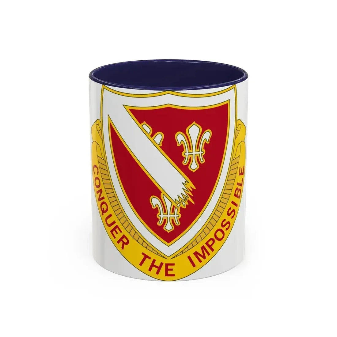105 Engineer Battalion (U.S. Army) Accent Coffee Mug 11oz Navy - Go Mug Yourself