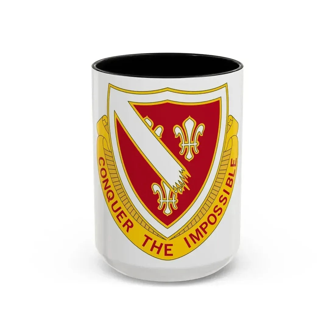105 Engineer Battalion (U.S. Army) Accent Coffee Mug 15oz Black - Go Mug Yourself