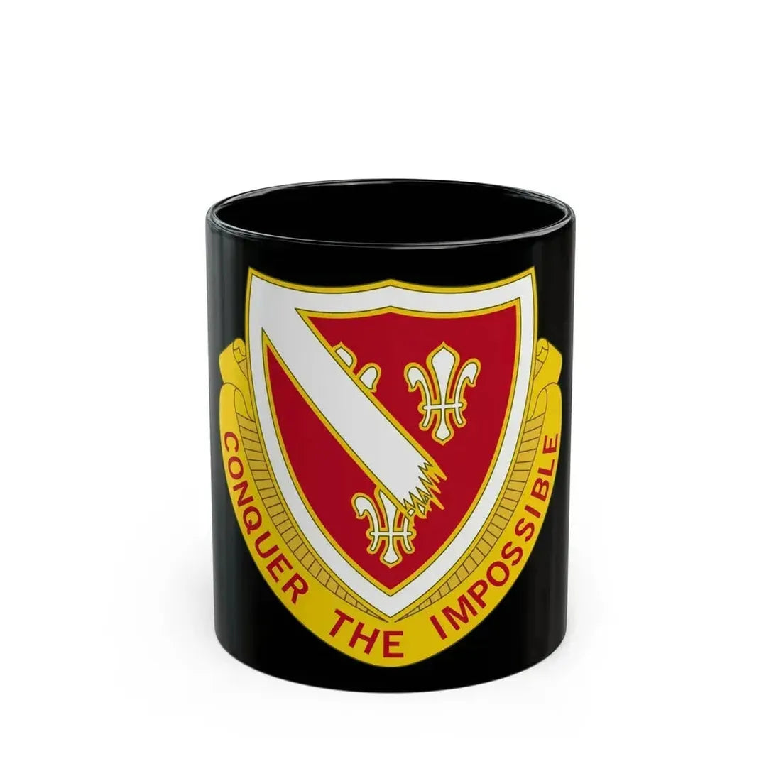 105 Engineer Battalion (U.S. Army) Black Coffee Mug 11oz - Go Mug Yourself