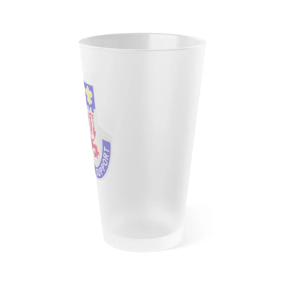 105 Engineer Group (U.S. Army) Frosted Pint Glass 16oz-Go Mug Yourself