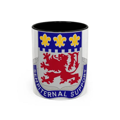 105 Engineer Group (U.S. Army) Accent Coffee Mug 11oz Black - Go Mug Yourself