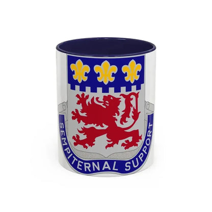 105 Engineer Group (U.S. Army) Accent Coffee Mug 11oz Navy - Go Mug Yourself