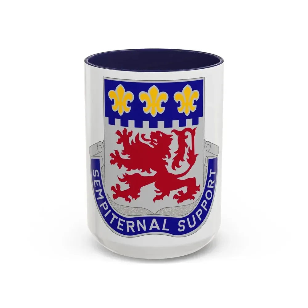 105 Engineer Group (U.S. Army) Accent Coffee Mug 15oz Navy - Go Mug Yourself