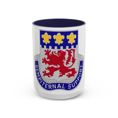105 Engineer Group (U.S. Army) Accent Coffee Mug 15oz Navy - Go Mug Yourself