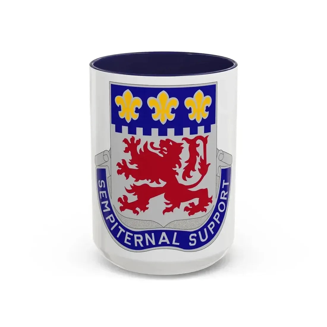 105 Engineer Group (U.S. Army) Accent Coffee Mug 15oz Navy - Go Mug Yourself