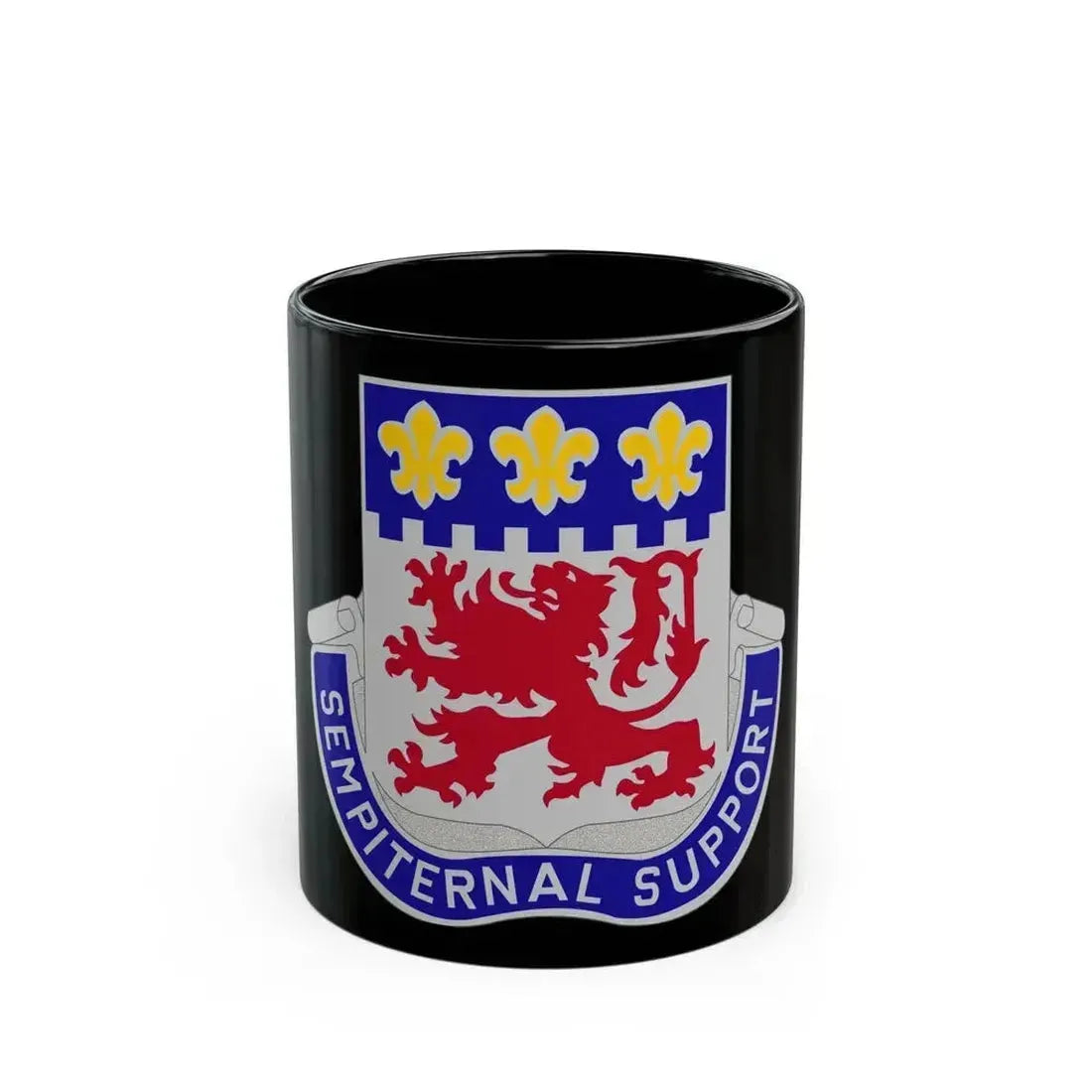 105 Engineer Group (U.S. Army) Black Coffee Mug 11oz - Go Mug Yourself