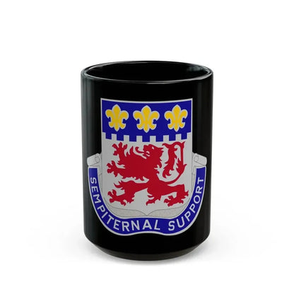 105 Engineer Group (U.S. Army) Black Coffee Mug 15oz - Go Mug Yourself