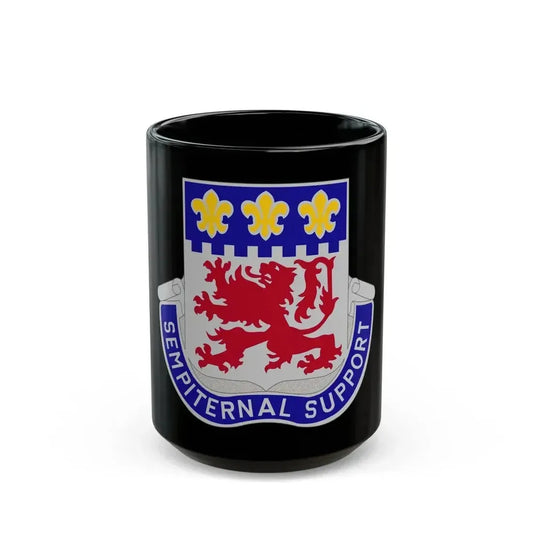 105 Engineer Group (U.S. Army) Black Coffee Mug 15oz - Go Mug Yourself
