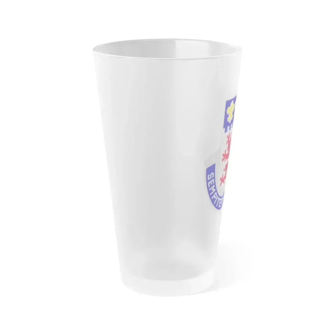 105 Engineer Group (U.S. Army) Frosted Pint Glass 16oz - Go Mug Yourself