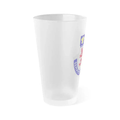 105 Engineer Group (U.S. Army) Frosted Pint Glass 16oz - Go Mug Yourself