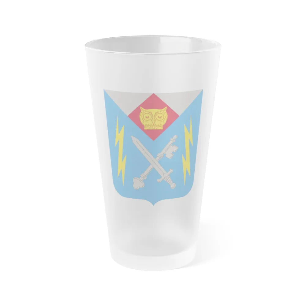 105 Military Intelligence Battalion 2 (U.S. Army) Frosted Pint Glass 16oz-Go Mug Yourself