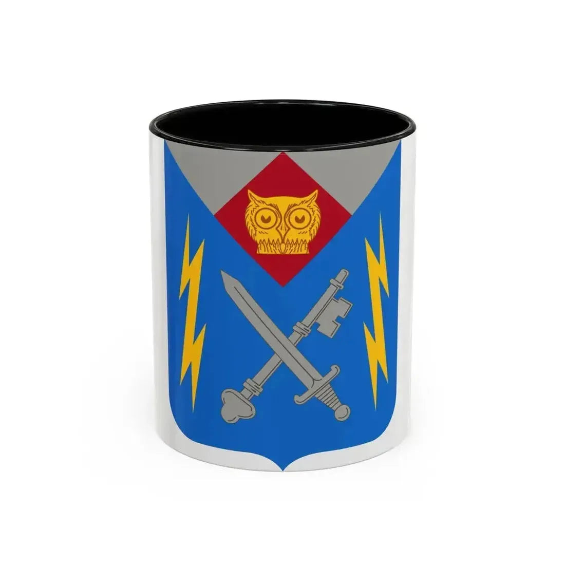 105 Military Intelligence Battalion 2 (U.S. Army) Accent Coffee Mug 11oz Black - Go Mug Yourself