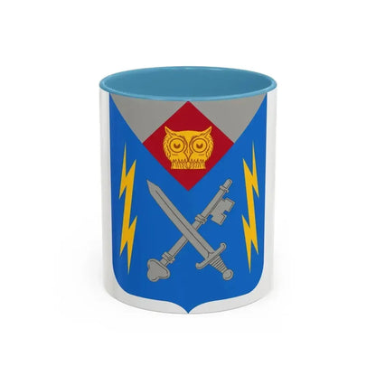 105 Military Intelligence Battalion 2 (U.S. Army) Accent Coffee Mug 11oz Light Blue - Go Mug Yourself