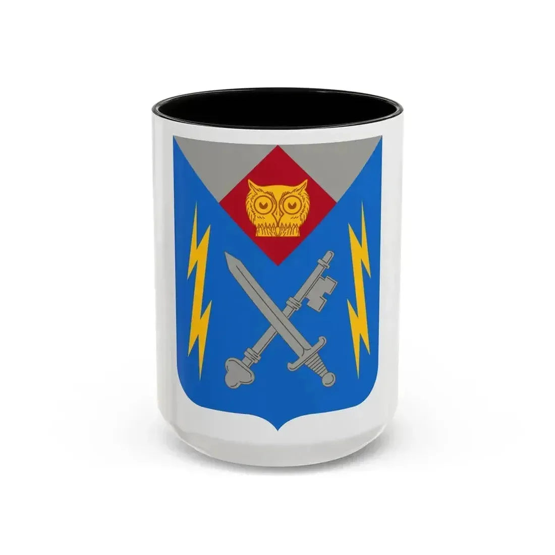 105 Military Intelligence Battalion 2 (U.S. Army) Accent Coffee Mug 15oz Black - Go Mug Yourself