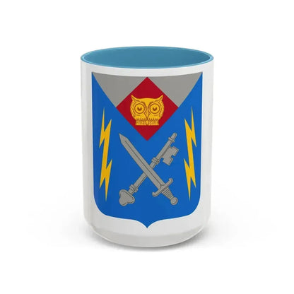 105 Military Intelligence Battalion 2 (U.S. Army) Accent Coffee Mug 15oz Light Blue - Go Mug Yourself