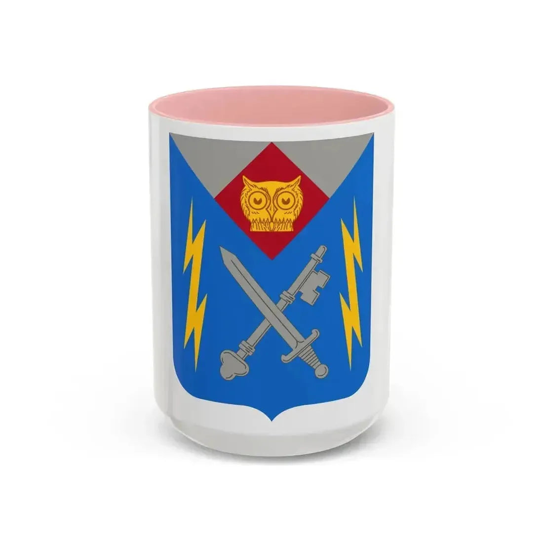 105 Military Intelligence Battalion 2 (U.S. Army) Accent Coffee Mug 15oz Pink - Go Mug Yourself