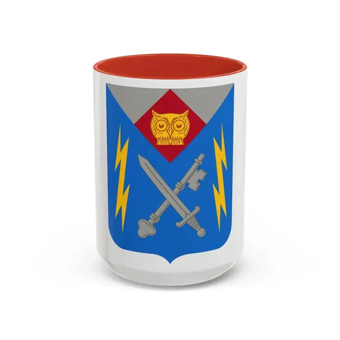 105 Military Intelligence Battalion 2 (U.S. Army) Accent Coffee Mug 15oz Red - Go Mug Yourself