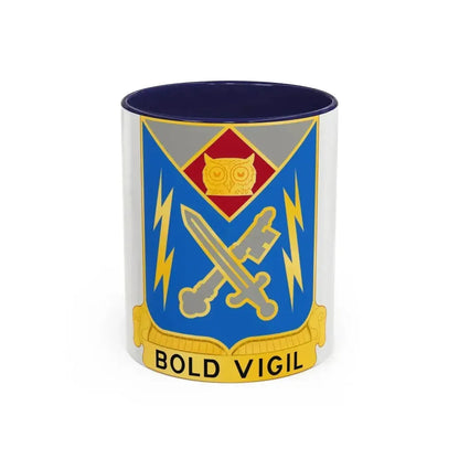 105 Military Intelligence Battalion (U.S. Army) Accent Coffee Mug 11oz Navy - Go Mug Yourself