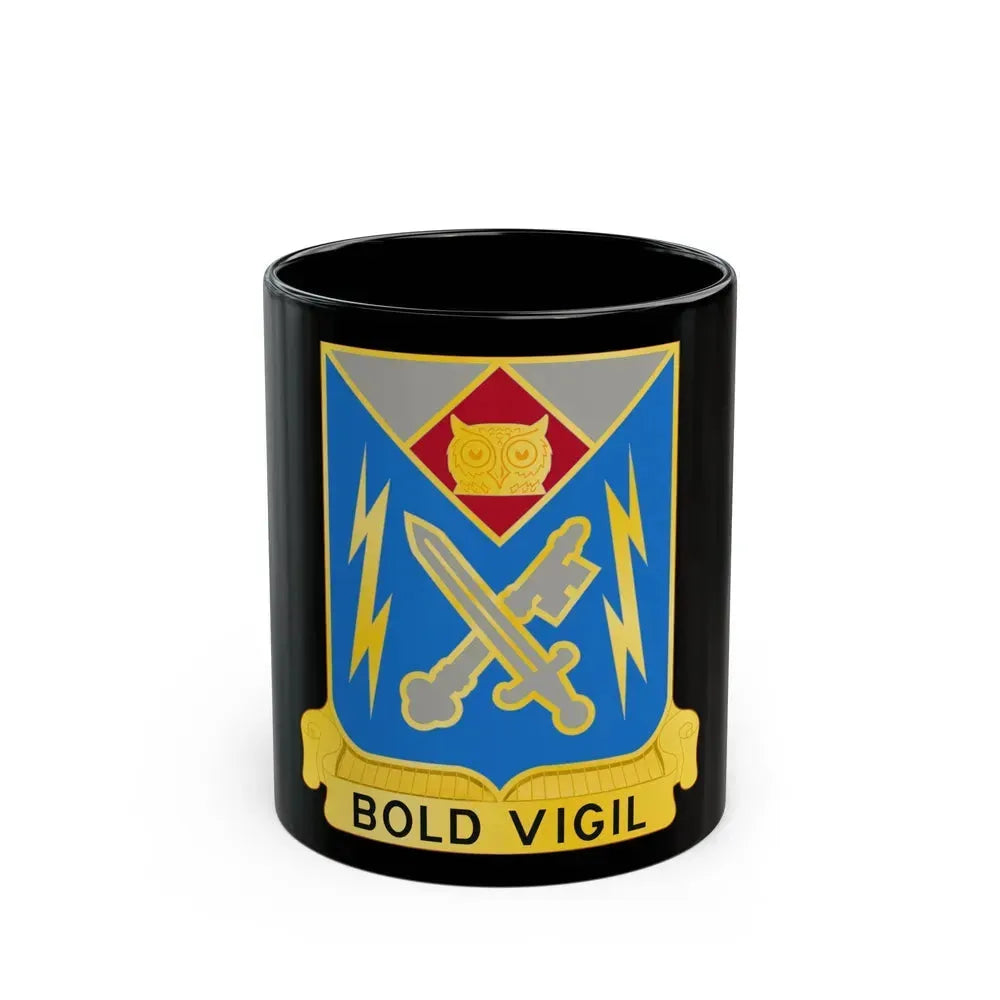 105 Military Intelligence Battalion (U.S. Army) Black Coffee Mug 11oz - Go Mug Yourself
