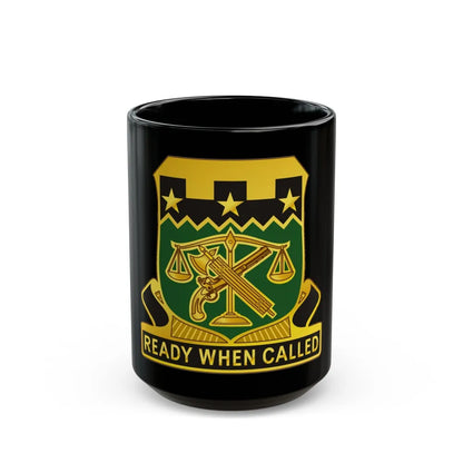 105 Military Police Battalion (U.S. Army) Black Coffee Mug-15oz-Go Mug Yourself