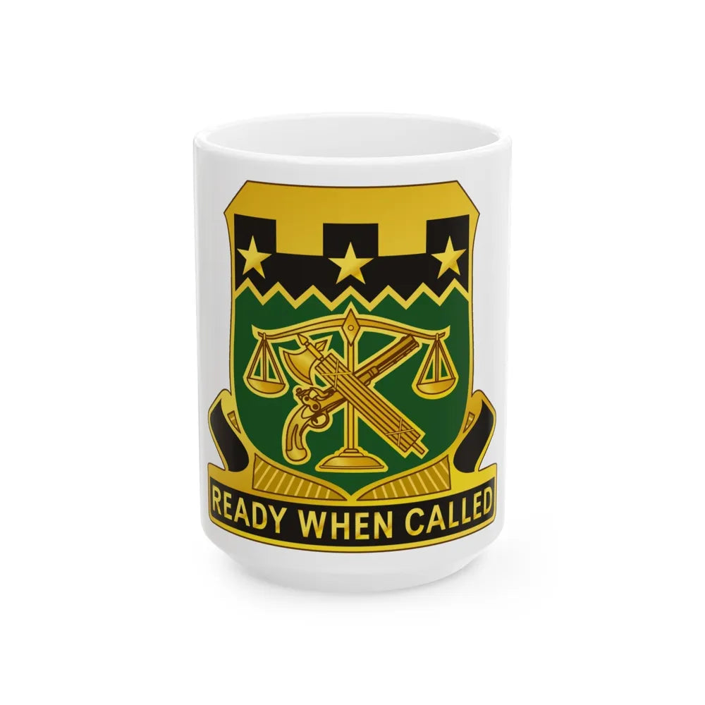 105 Military Police Battalion (U.S. Army) White Coffee Mug-15oz-Go Mug Yourself