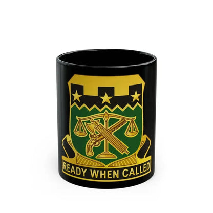 105 Military Police Battalion (U.S. Army) Black Coffee Mug 11oz - Go Mug Yourself