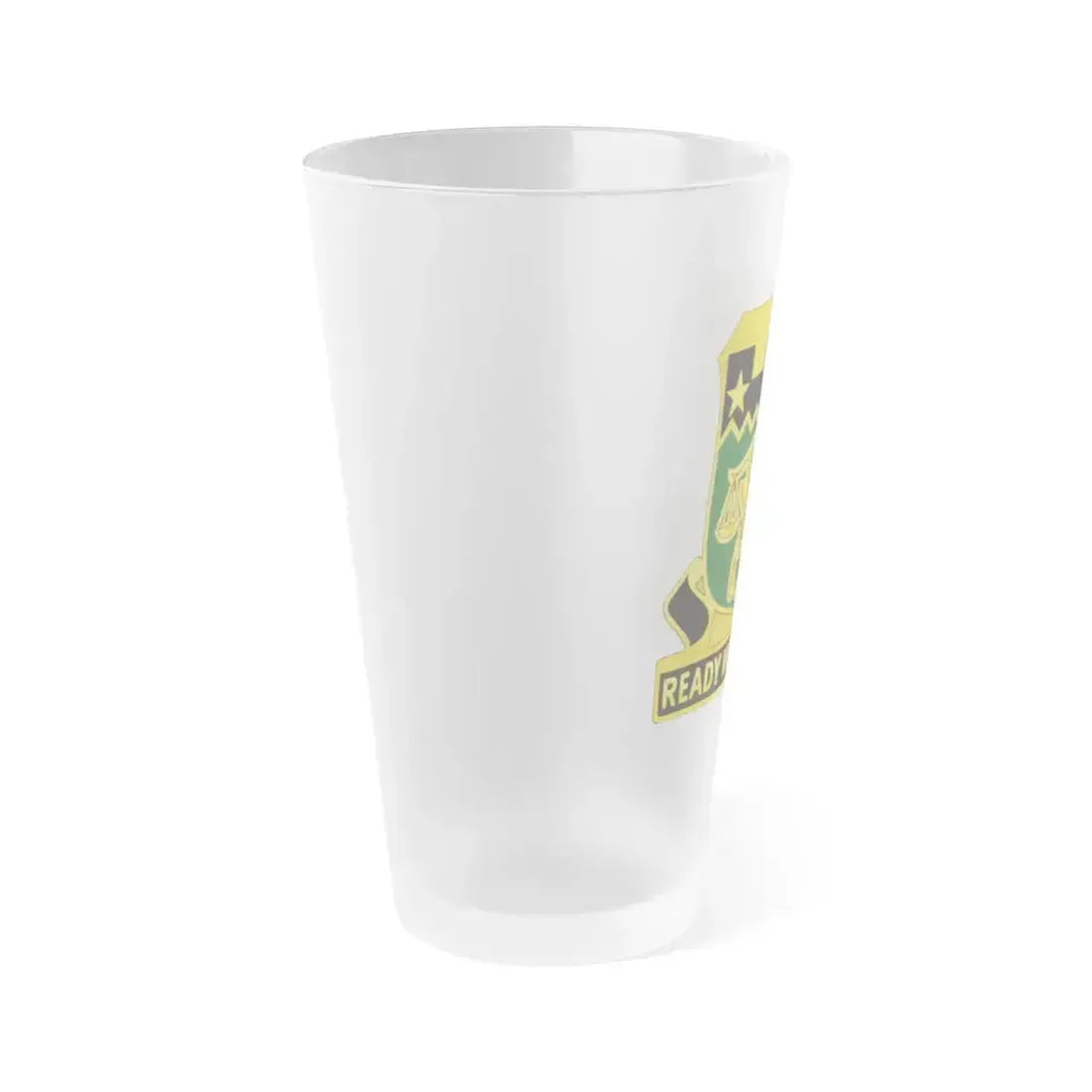 105 Military Police Battalion (U.S. Army) Frosted Pint Glass 16oz - Go Mug Yourself