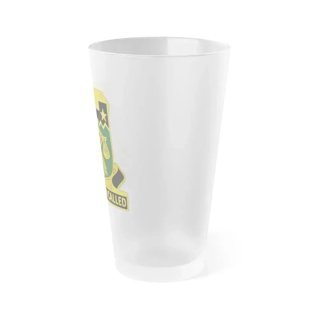 105 Military Police Battalion (U.S. Army) Frosted Pint Glass 16oz - Go Mug Yourself