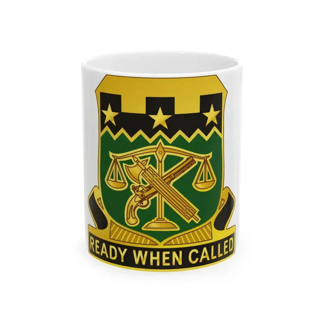 105 Military Police Battalion (U.S. Army) White Coffee Mug 11oz - Go Mug Yourself