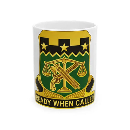 105 Military Police Battalion (U.S. Army) White Coffee Mug 11oz - Go Mug Yourself