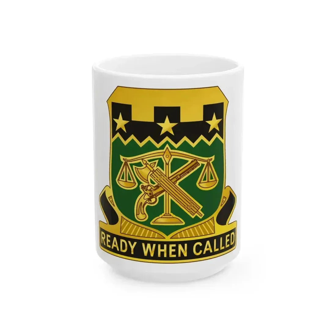 105 Military Police Battalion (U.S. Army) White Coffee Mug 15oz - Go Mug Yourself
