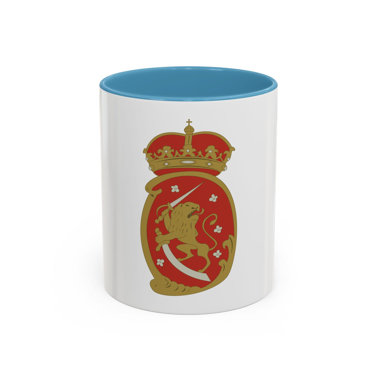 Coat of arms of Swedish Finland - Accent Coffee Mug