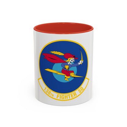 138 Fighter Squadron (U.S. Air Force) Accent Coffee Mug