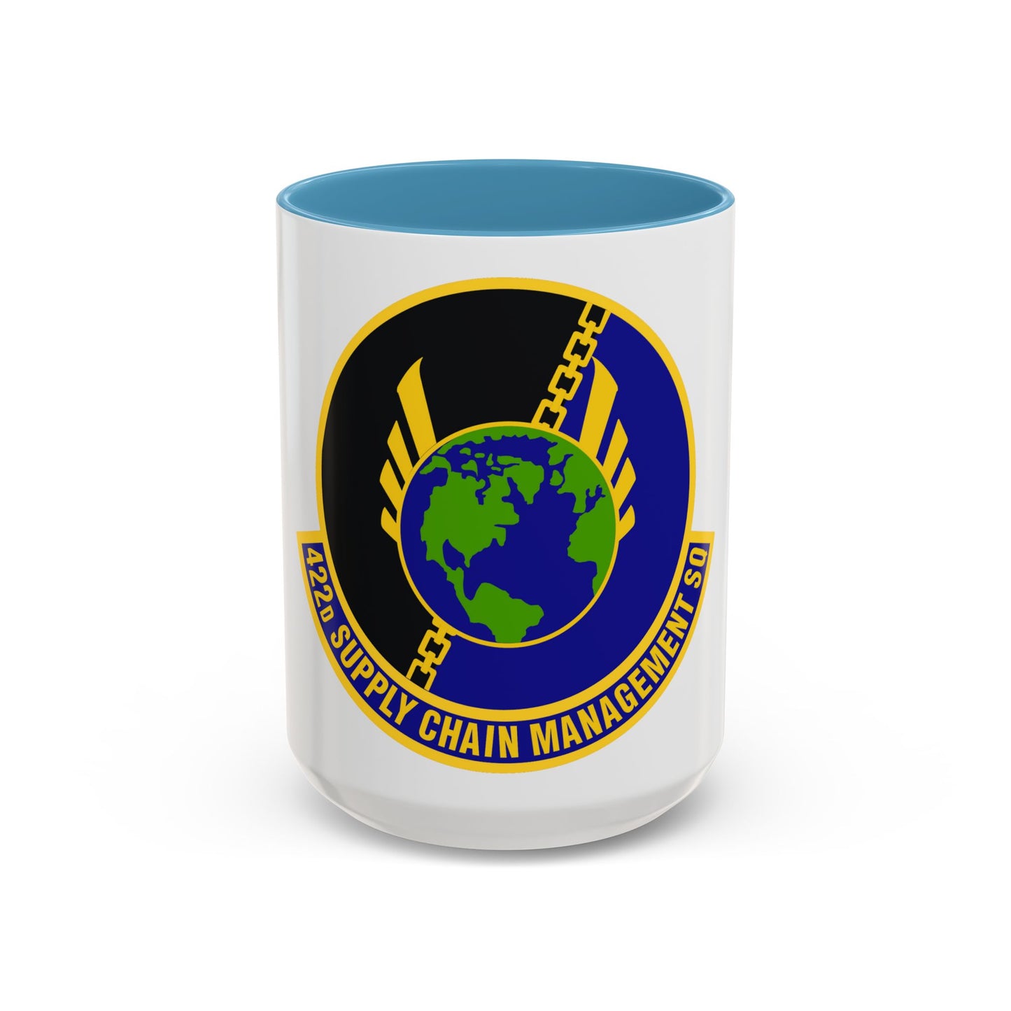 422d Supply Chain Management Squadron (U.S. Air Force) Accent Coffee Mug