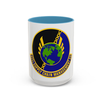 422d Supply Chain Management Squadron (U.S. Air Force) Accent Coffee Mug