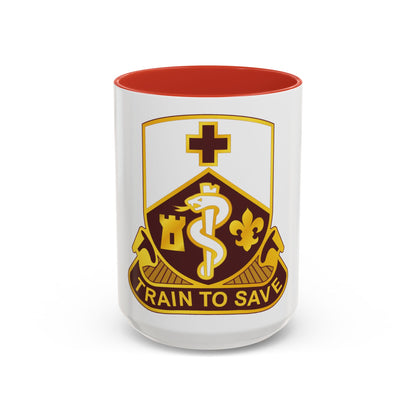 187 Medical Battalion (U.S. Army) Accent Coffee Mug