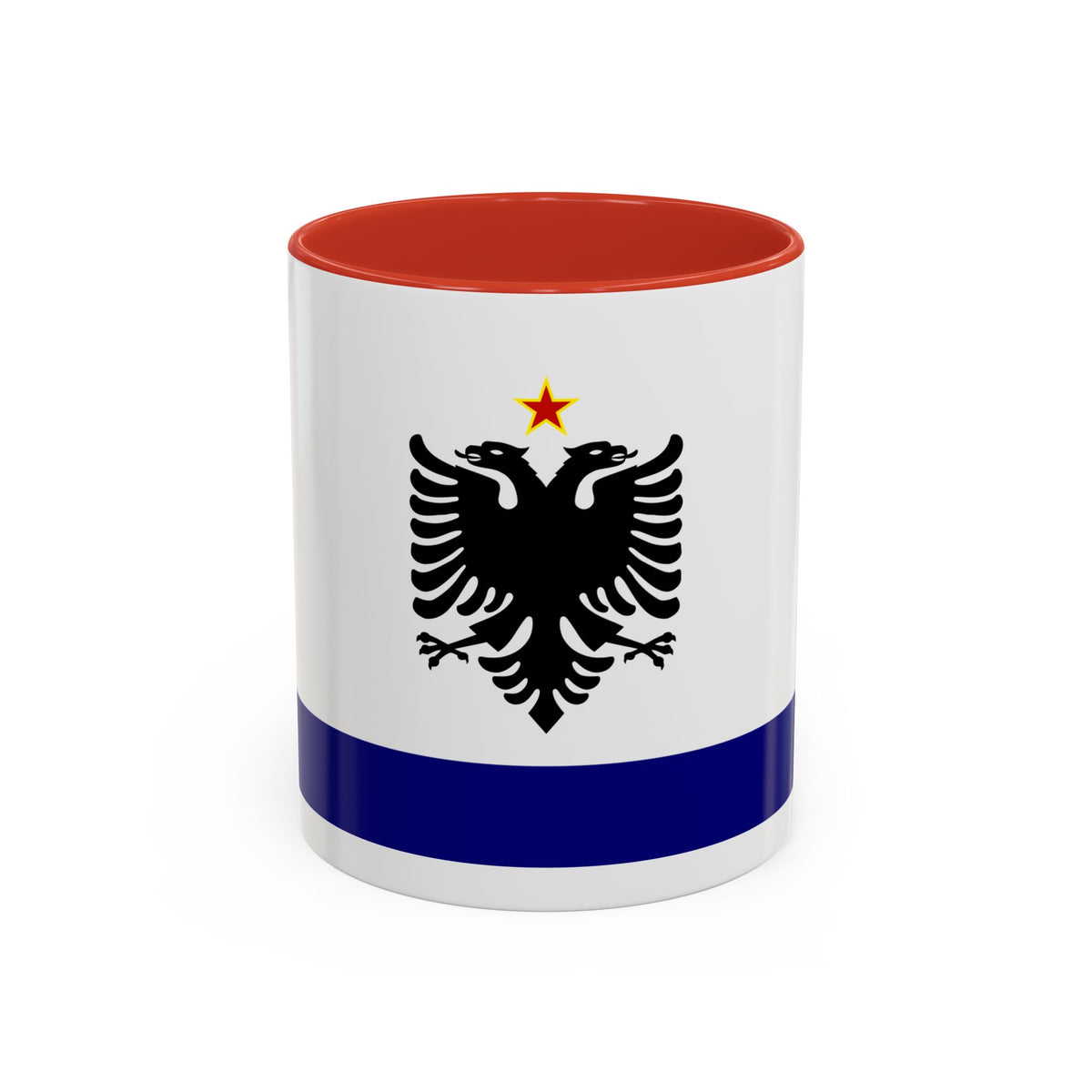 Government Ensign of Albania 1958 to 1992 - Accent Coffee Mug