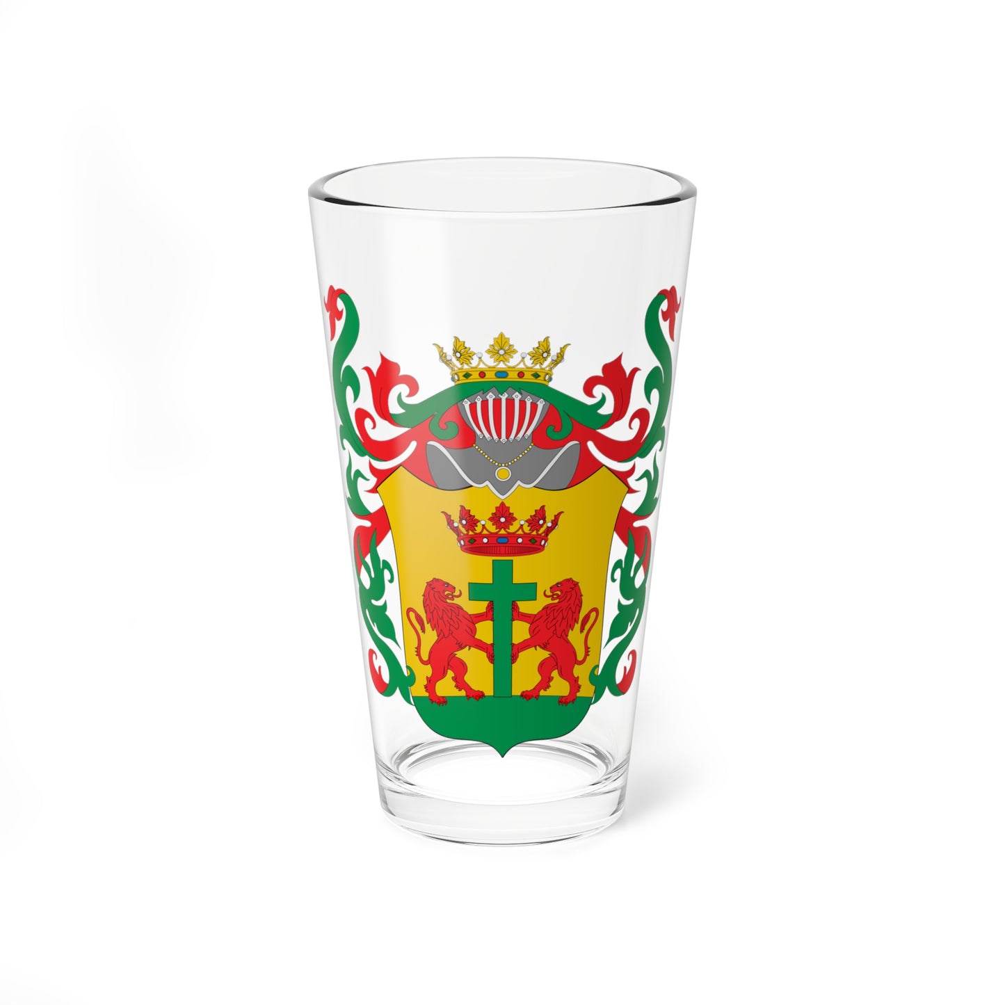 Escudo colonial de Cartagena de Indias (Colombia) (Coat of Arms) Pint Glass 16oz