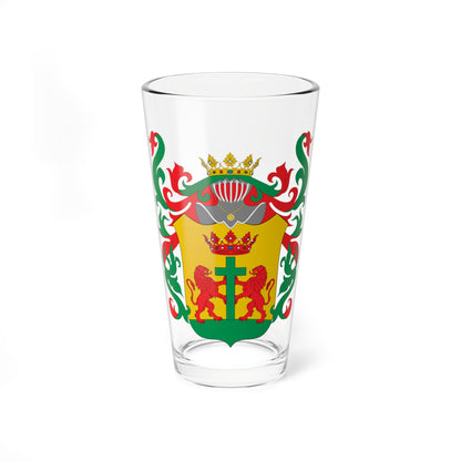 Escudo colonial de Cartagena de Indias (Colombia) (Coat of Arms) Pint Glass 16oz