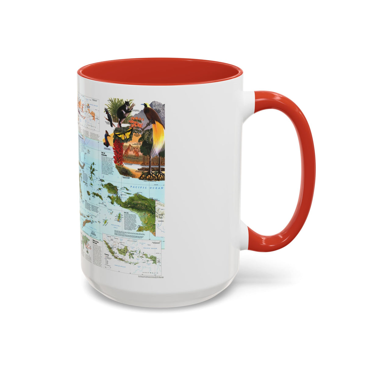 Indonesia 2 (1996) (Map) Accent Coffee Mug