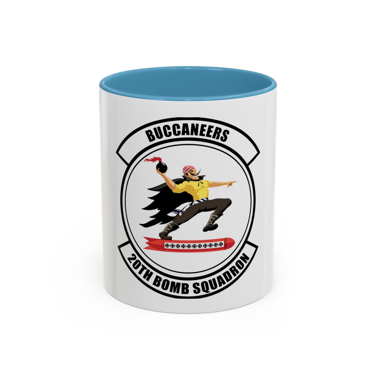 20th Bomb Squadron Emblem (U.S. Air Force) Accent Coffee Mug