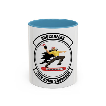 20th Bomb Squadron Emblem (U.S. Air Force) Accent Coffee Mug